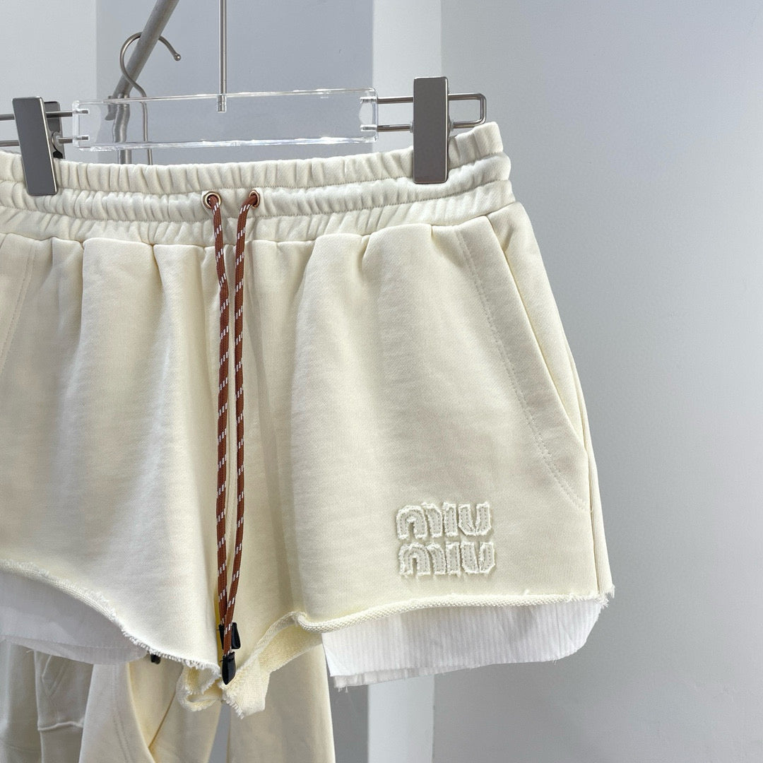 Shorts- Miu M Shorts Everyday Lightweight Designer Shorts