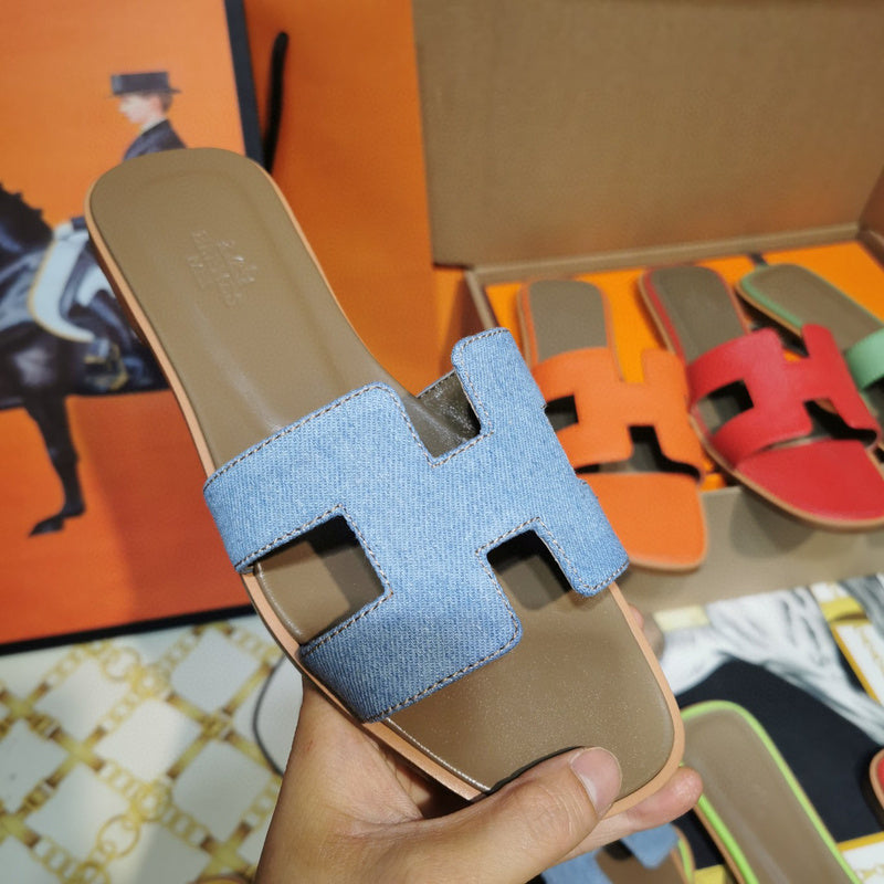 Hermes sandals Style 031 - styled lifestyle view
