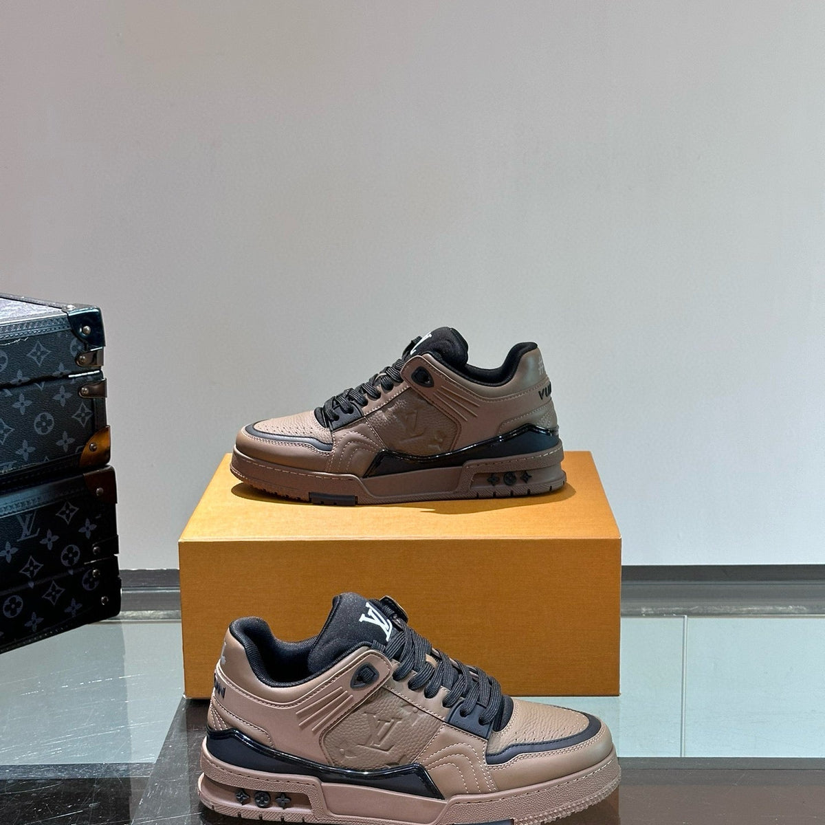 Louis Vuitton Shoes- Louis Vuitton Lou Trainers Premium Designer Casual Shoes