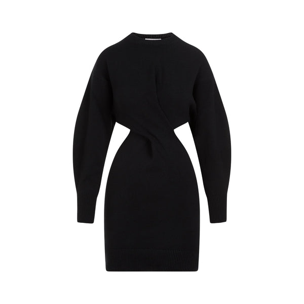 Alexander McQueen Dresses? Alexander Mcqueen Wool Mini Dress Women Luxury Party Occasion Dress
