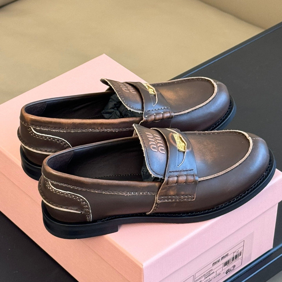 Shoes- Miu M Loafers Comfortable Everyday Designer Shoes