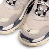 Balenciaga Camel Chunky Platform Sneakers - Heel Detail View