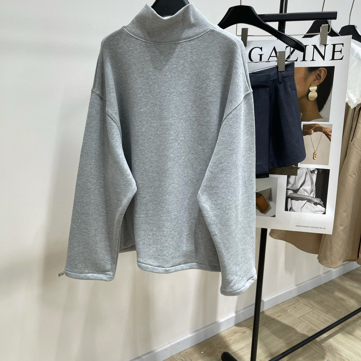 Hoodies- Miu M Zip Sweatshirt Premium Designer Casual Hoodie