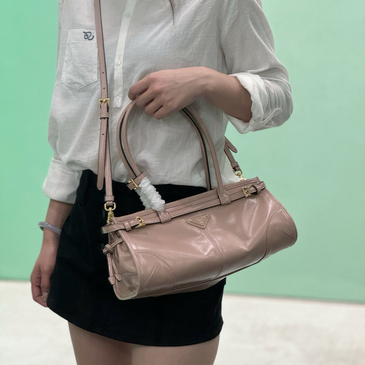 Bags- Pd Medium Leather Handbag Luxury Designer Leather Handbag