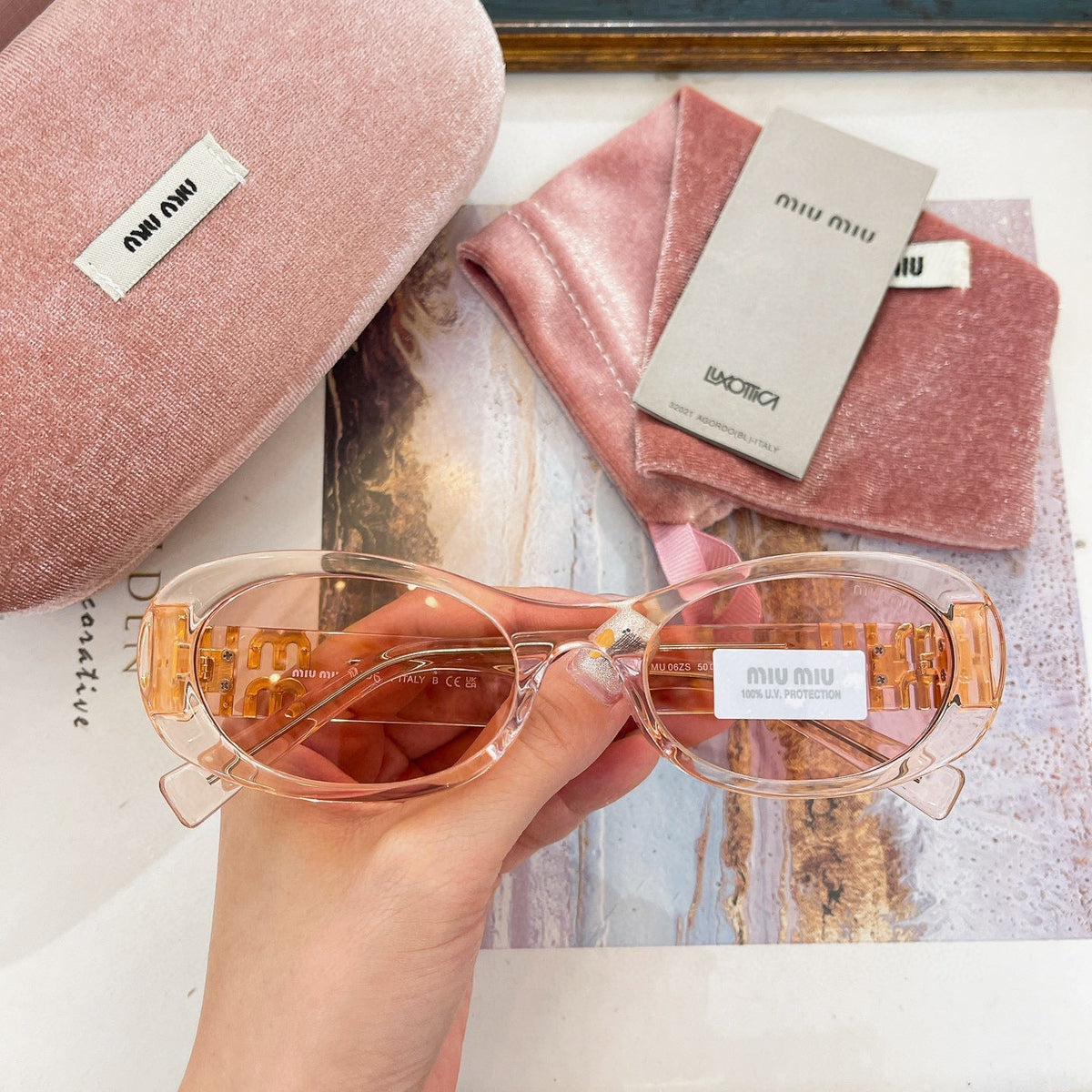 Sunglasses- Miu M Sunglasses Luxury Designer UV Sunglasses