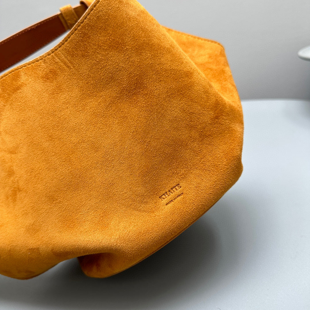 Bags- Khaite Mini Lotus Bag Luxury Designer Leather Handbag