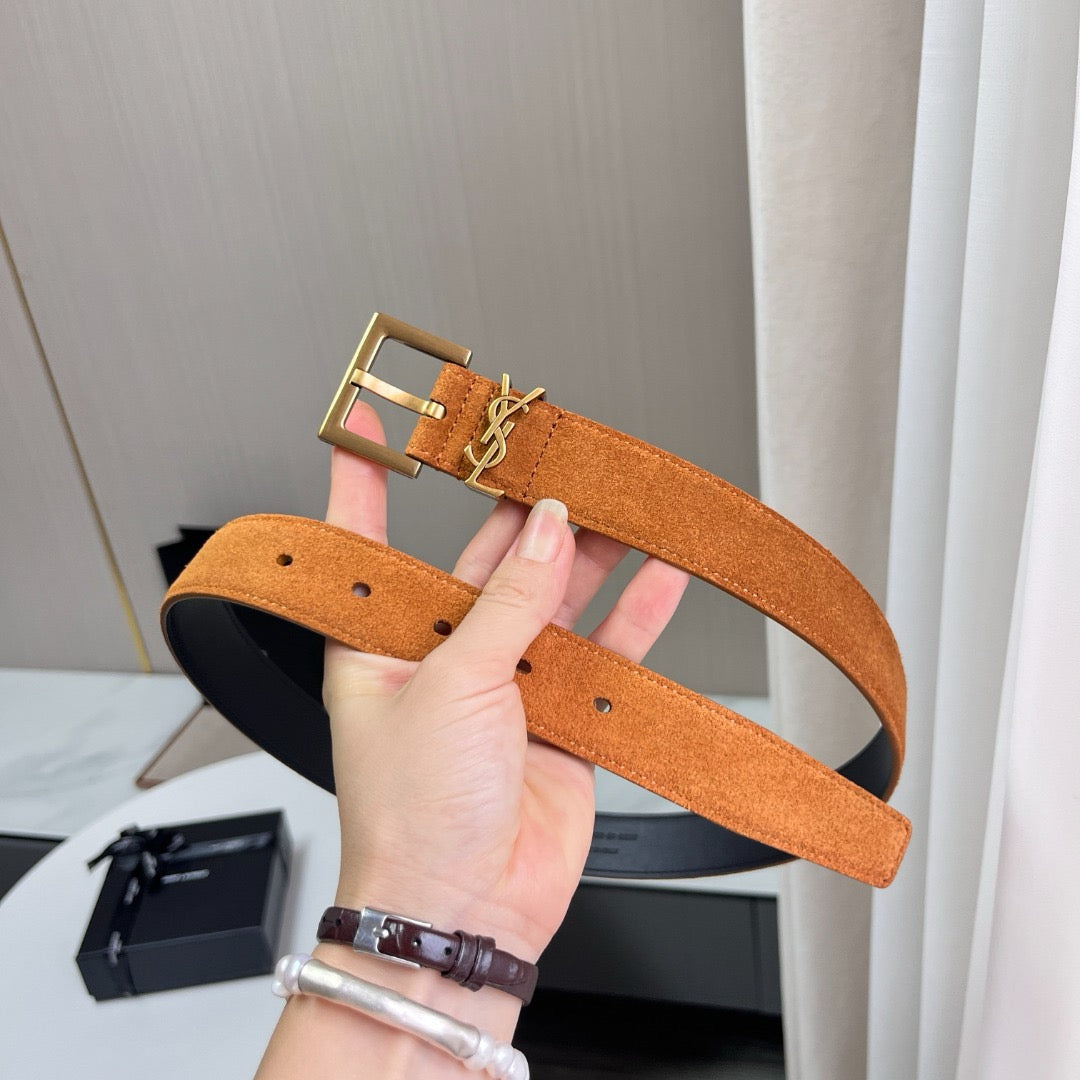 Saint Laurent Belts- Saint Laurent Belt 3 Cm Premium Leather Designer Belt