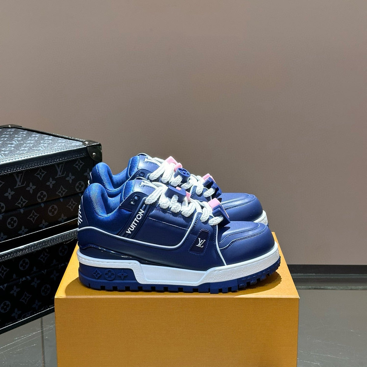 Louis Vuitton Shoes- Louis Vuitton Lou Trainers Premium Designer Casual Shoes