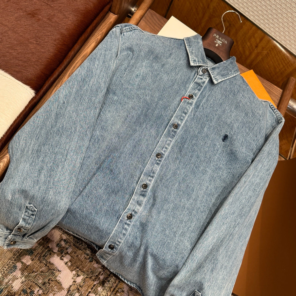 Saint Laurent Tops- Saint Laurent Denim Shirt Premium Designer Casual Top