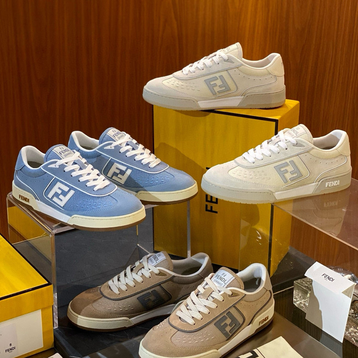 Shoes- Fen Match Sneaker Premium Designer Casual Shoes