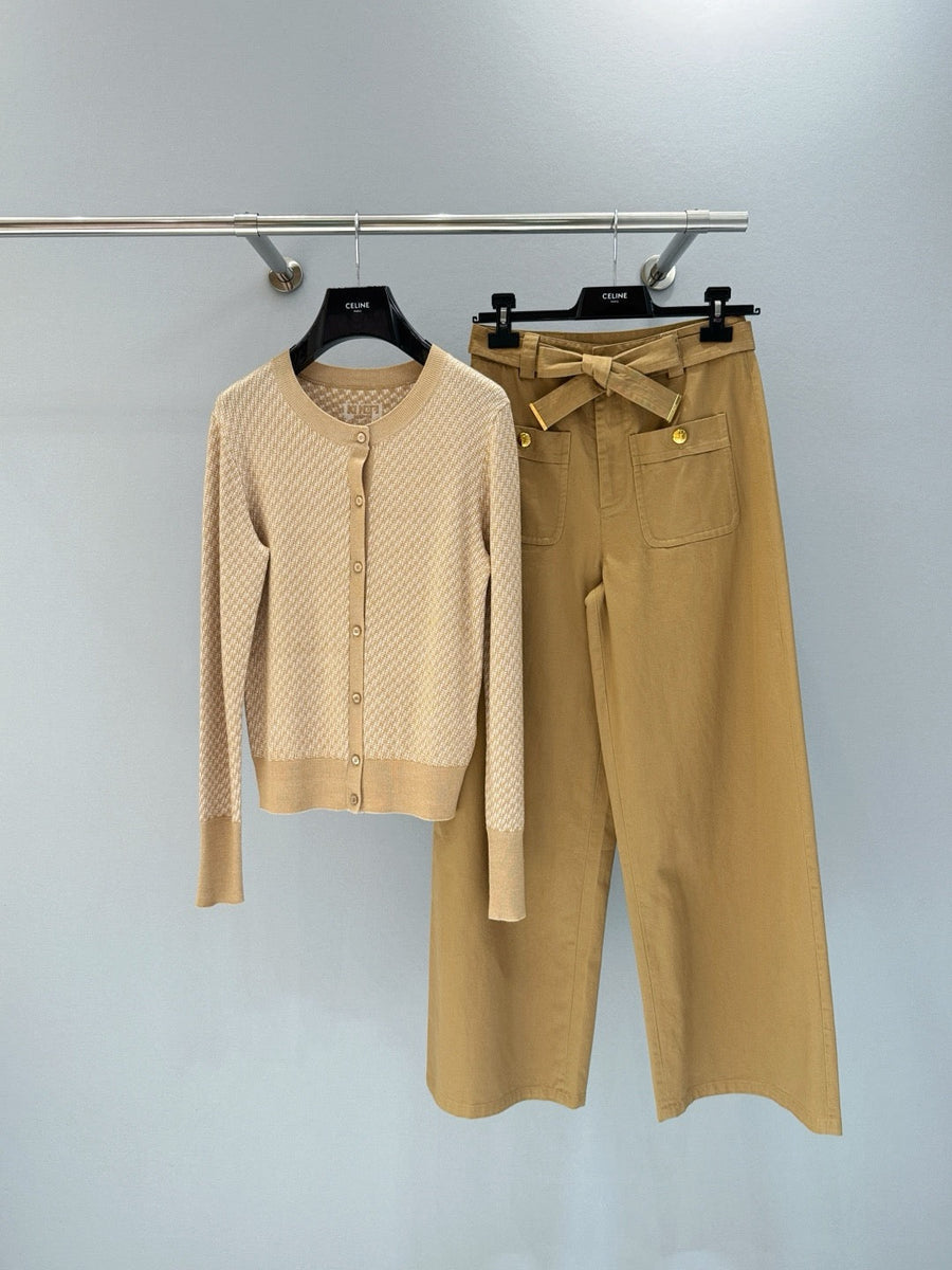 Sweaters- Fen Cardigan Premium Casual Designer Knitwear