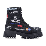 Balenciaga boots luxury designer piece front view