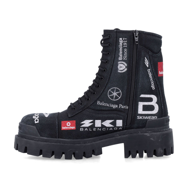 Balenciaga Shoes BALENCIAGA Combat Strike Canvas L20 Boots Luxury Lifestyle Designer Footwear