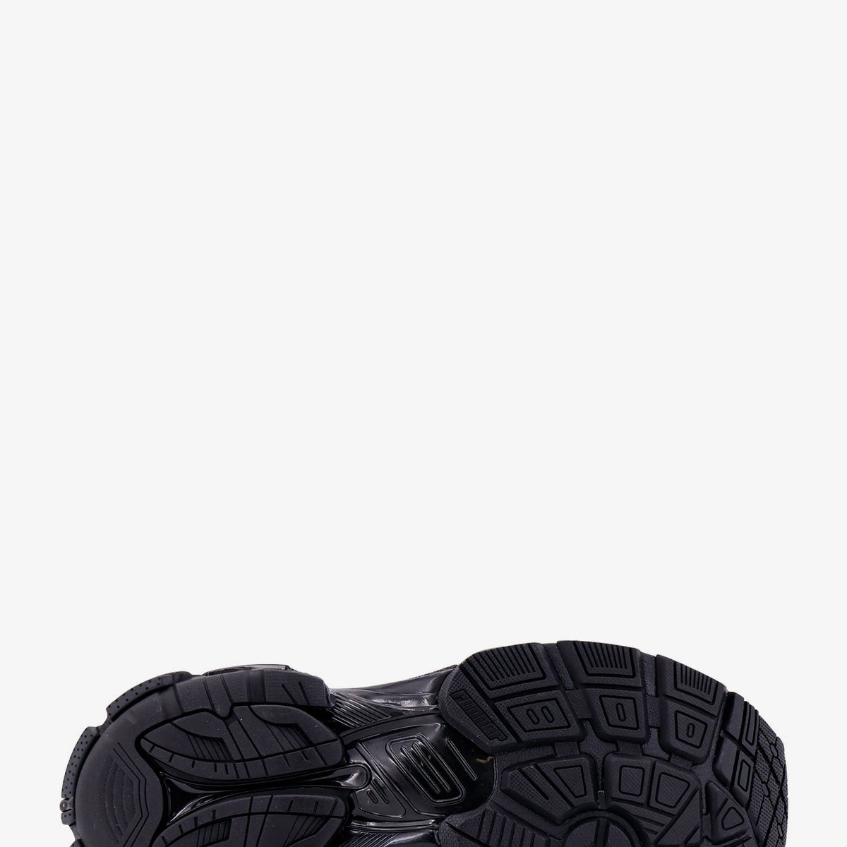Close-up of Balenciaga athletic hardware and fine stitching