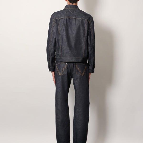 Bottega Veneta Jackets? Bottega Veneta Men Denim Jacket With Iconic Intrecciato Patch Premium Casual Designer Jacket
