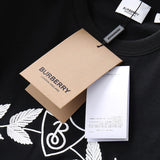 Burberry luxury t-shirt detail shot