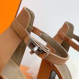Hermes shoes Style 388 - close-up of premium designer craftsmanship (alternate angle)