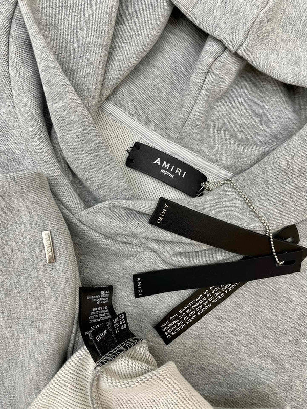 Amiri luxury hoodie detail shot