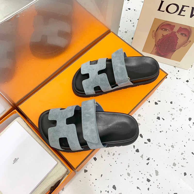 Hermes sandals Style 163 - angled studio shot