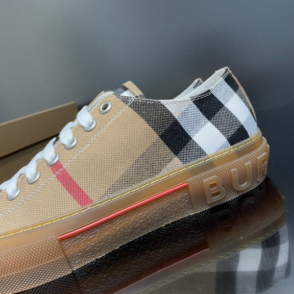 Burberry Beige Pointed-Toe Flats - Sole Detail View