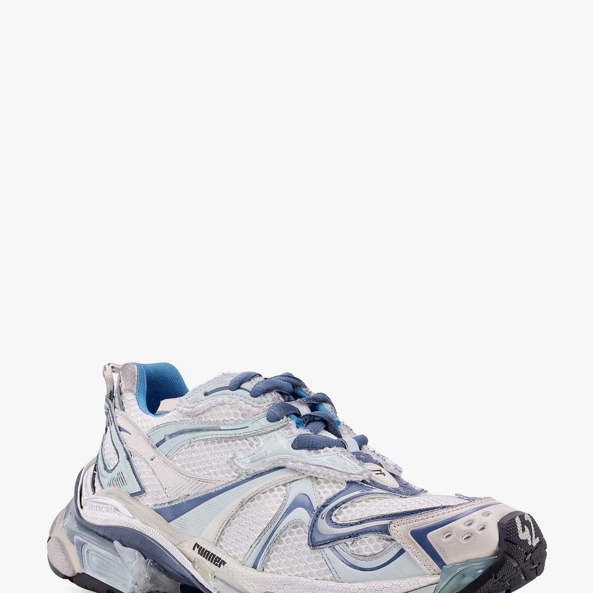 Balenciaga premium athletic detail and craftsmanship close-up