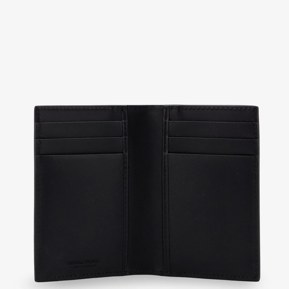 Bottega Veneta Wallets? Bottega Veneta Men Leather Card Holder With Intrecciato Motif Elegant Everyday Leather Wallet