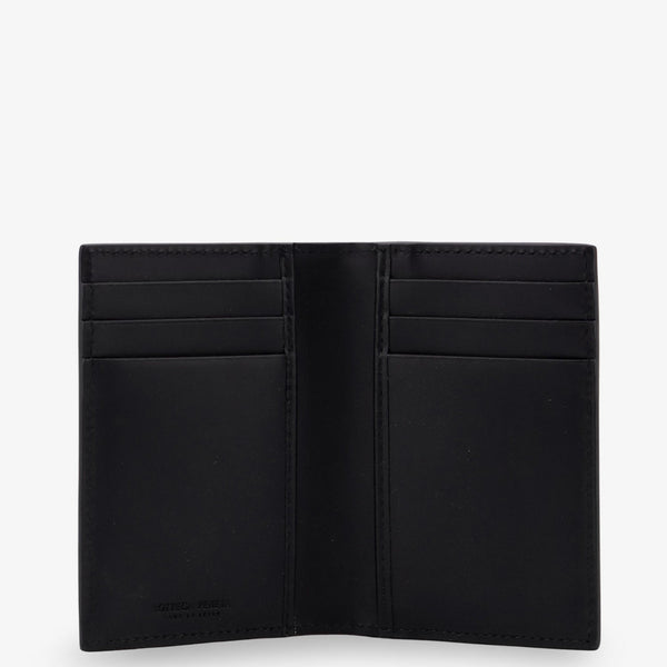 Bottega Veneta Wallets? Bottega Veneta Men Leather Card Holder With Intrecciato Motif Elegant Everyday Leather Wallet