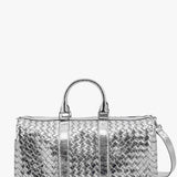 Bottega Veneta premium travel and lugguage detail and craftsmanship close-up