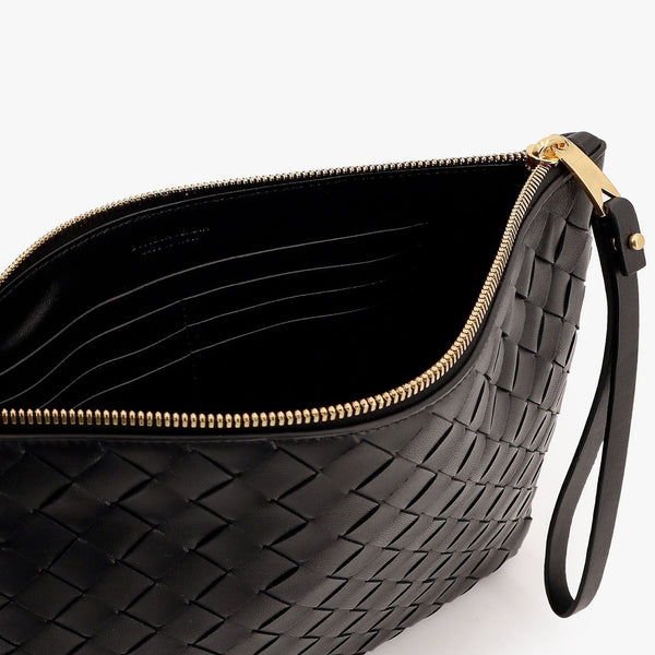 Bottega Veneta Bags? Bottega Veneta Women Intrecciato Leather Pouch Premium Designer Shoulder Bag