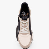 Close-up of Fendi athletic hardware and fine stitching