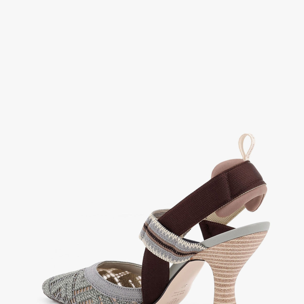 Fendi sandals side profile designer luxury fashion