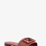 Fendi premium sandals detail and craftsmanship close-up