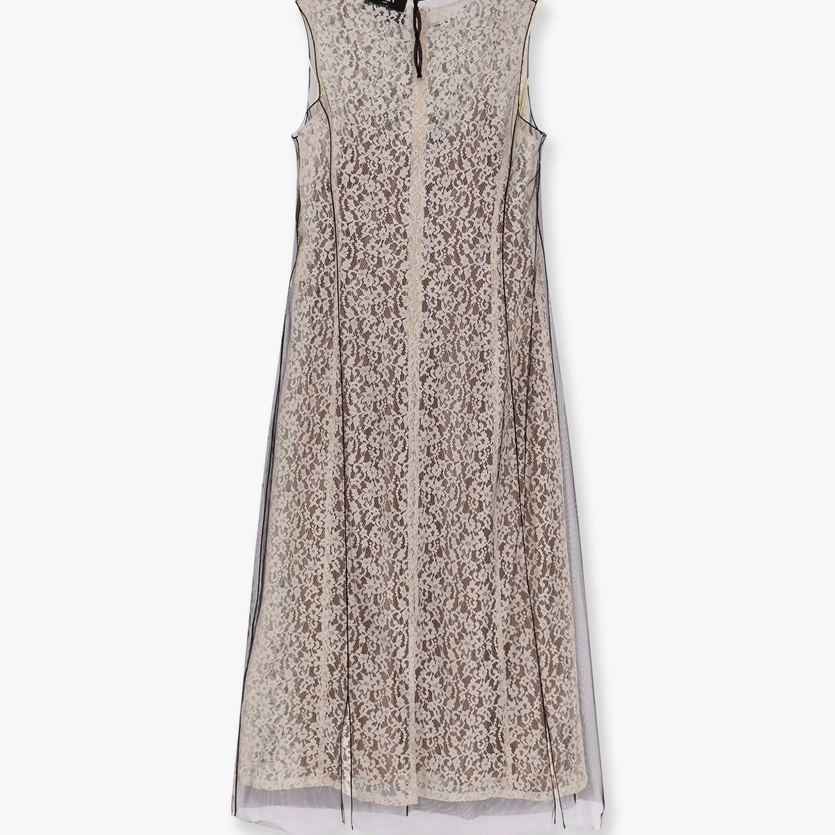 Close-up of Fendi cocktail dresses hardware and fine stitching