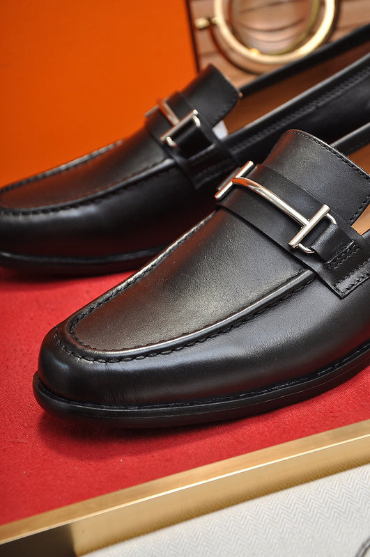 Hermès Camel High-Top Sneakers - Toe Detail View