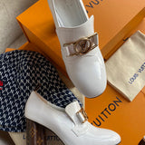Close-up detail view of Louis Vuitton luxury piece style No.001