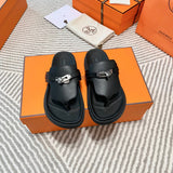 Hermes sandals Style 221 - front view, refined designer finish