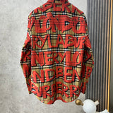 Close-up of Burberry designer clothing craftsmanship