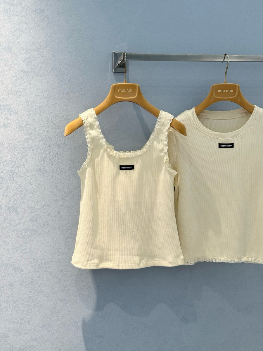 Tops- Miu M Top Premium Designer Casual Top