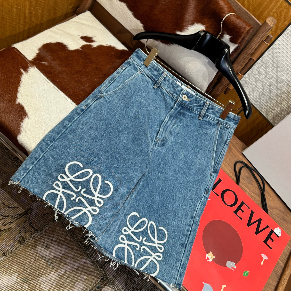Jeans- Loew Denim Shorts Premium Designer Denim Jeans