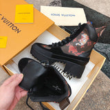Close-up of Louis Vuitton shoes craftsmanship