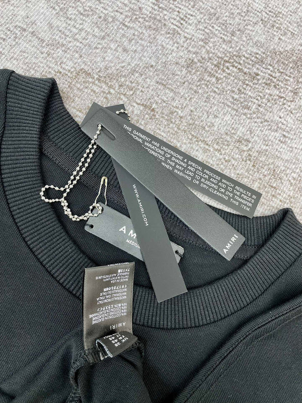 Amiri luxury hoodie detail shot