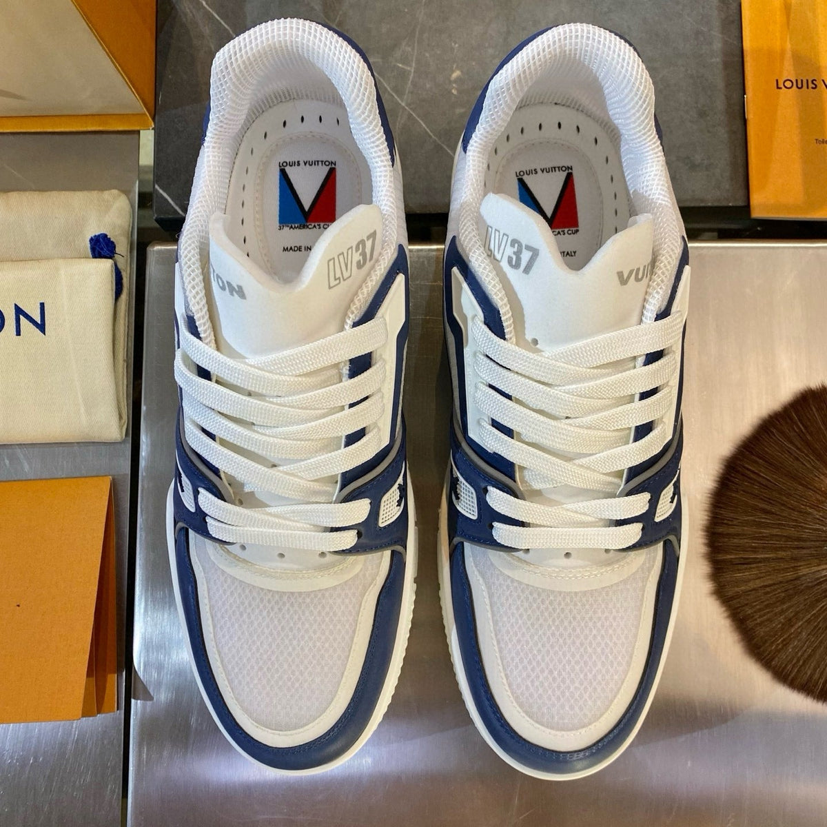 Louis Vuitton Shoes- Louis Vuitton Lou Trainers Premium Designer Casual Shoes