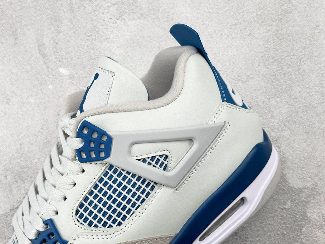 Jordan Shoes- Jordan 4 Military Blue Comfortable Everyday Designer Shoes