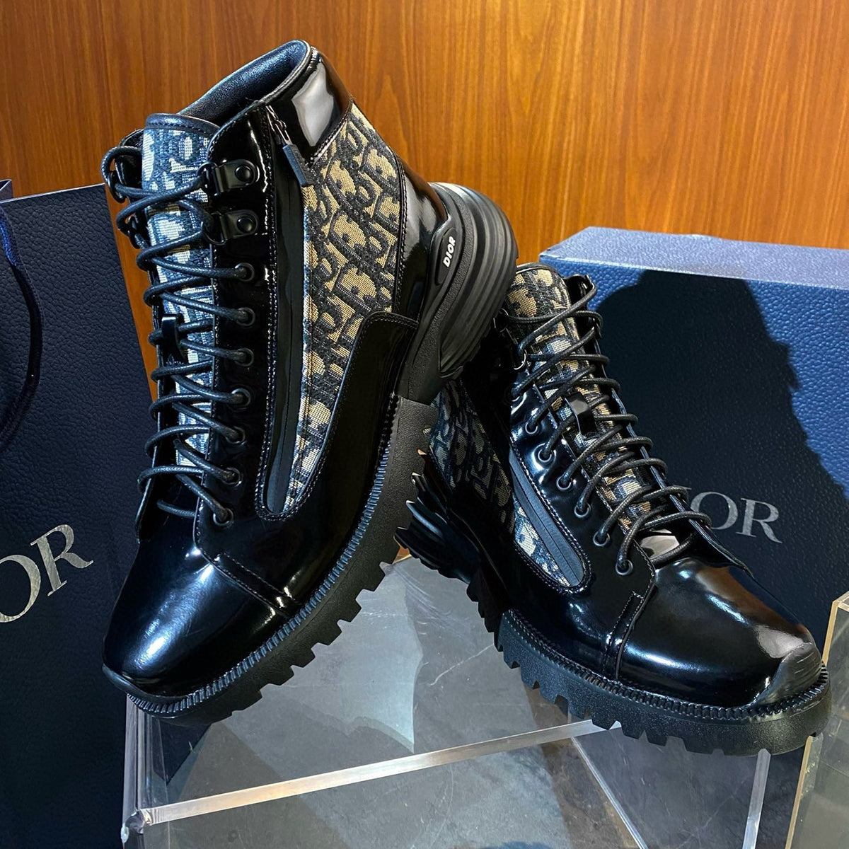 Dior Shoes- Dior Combat Boots Premium Designer Casual Shoes