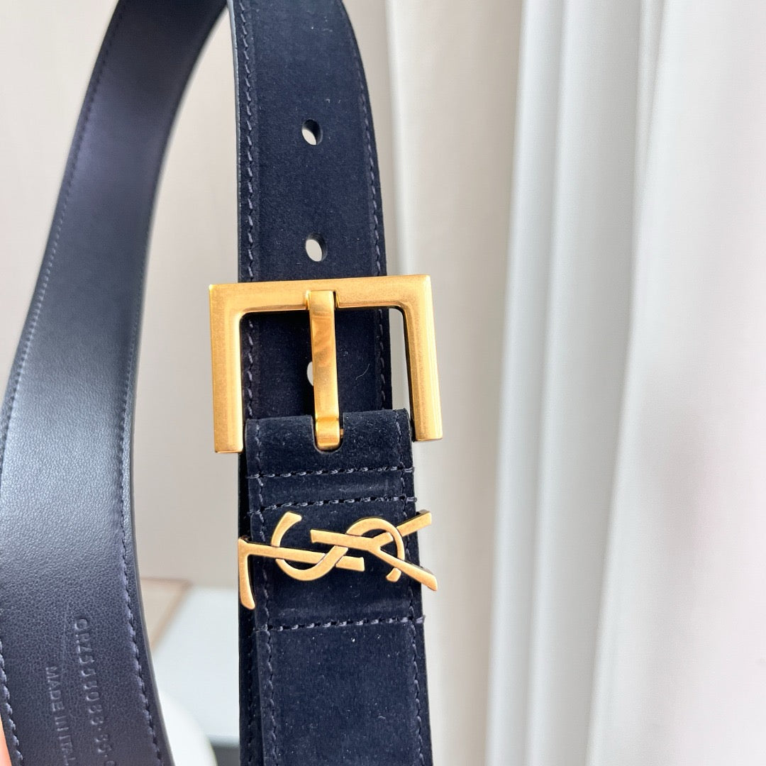 Saint Laurent Belts- Saint Laurent Belt 3 Cm Classic Everyday Designer Belt