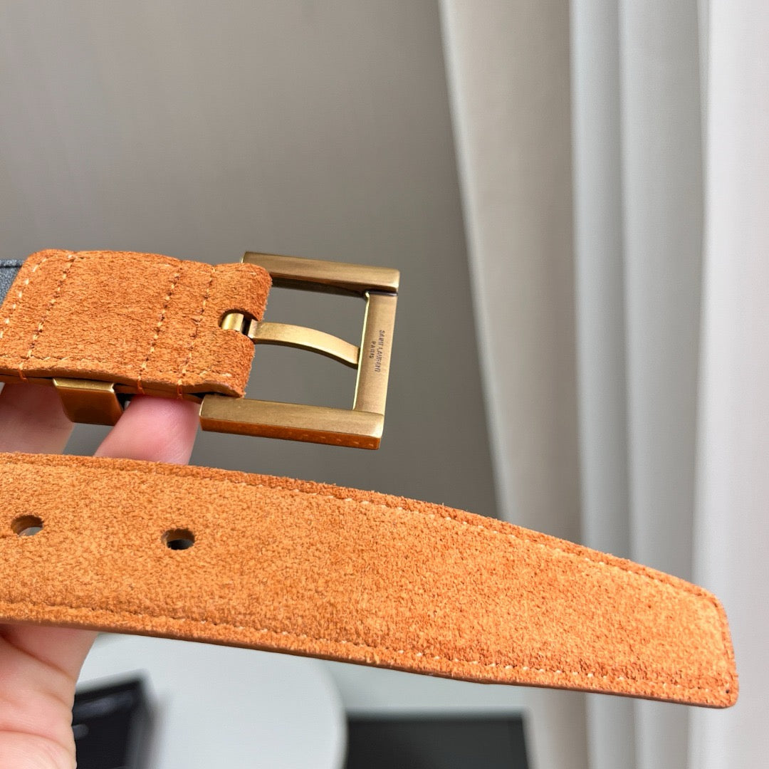 Saint Laurent Belts- Saint Laurent Belt 3 Cm Premium Leather Designer Belt