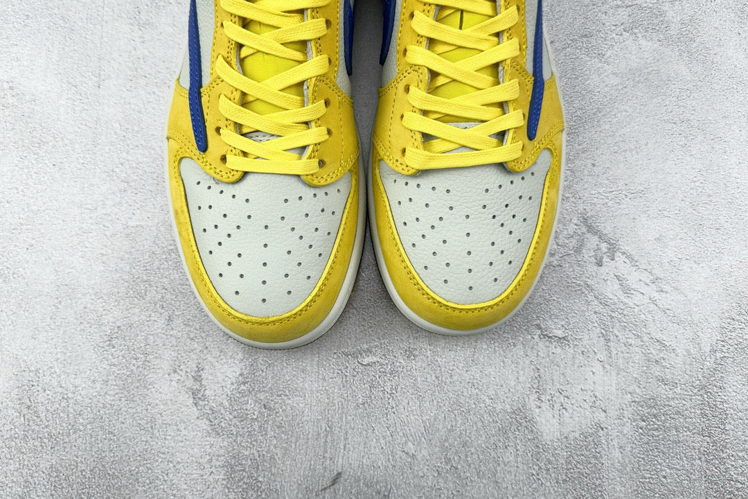 Jordan Shoes- Jordan Travis S x Jordan 1 Low Luxury Lifestyle Designer Footwear