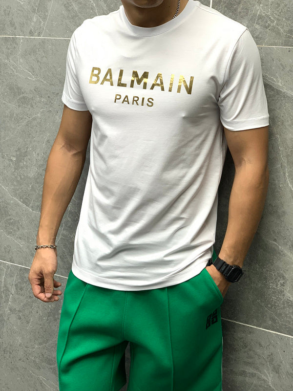 Close-up detail view of Balmain luxury piece style No.068