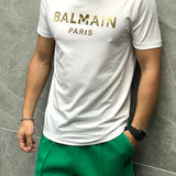 Close-up detail view of Balmain luxury piece style No.068