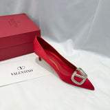 Valentino Garavani luxury shoes detail shot